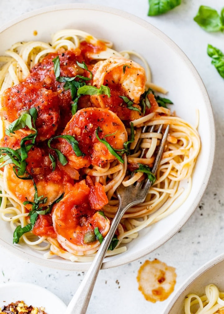 FRESH PASTA SHRIMP FRA DIAVOLO COOKING WORKSHOP